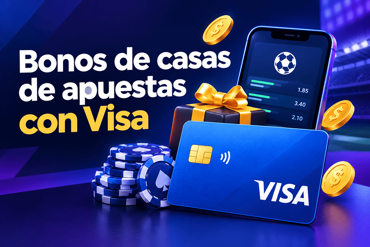 Bonificaciones en casas de apuestas Visa
